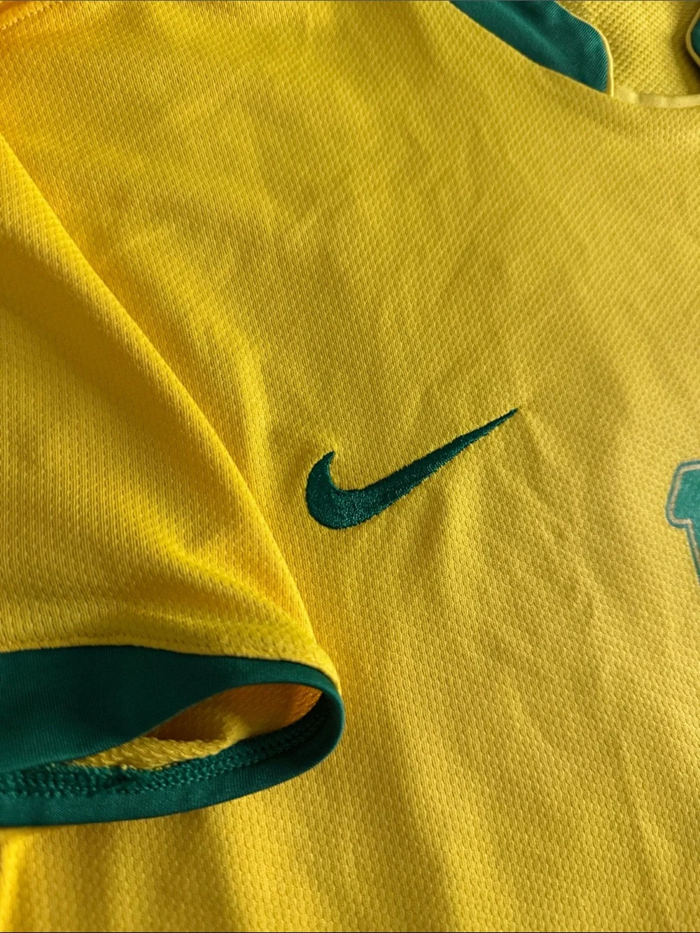 VINTAGE Brazil 🇧🇷 #10 Ronaldinho 2006 FIFA World Cup Nike Home Jersey